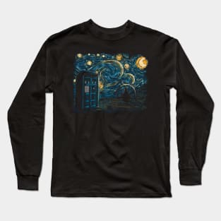 DARK POLICE BOX Long Sleeve T-Shirt